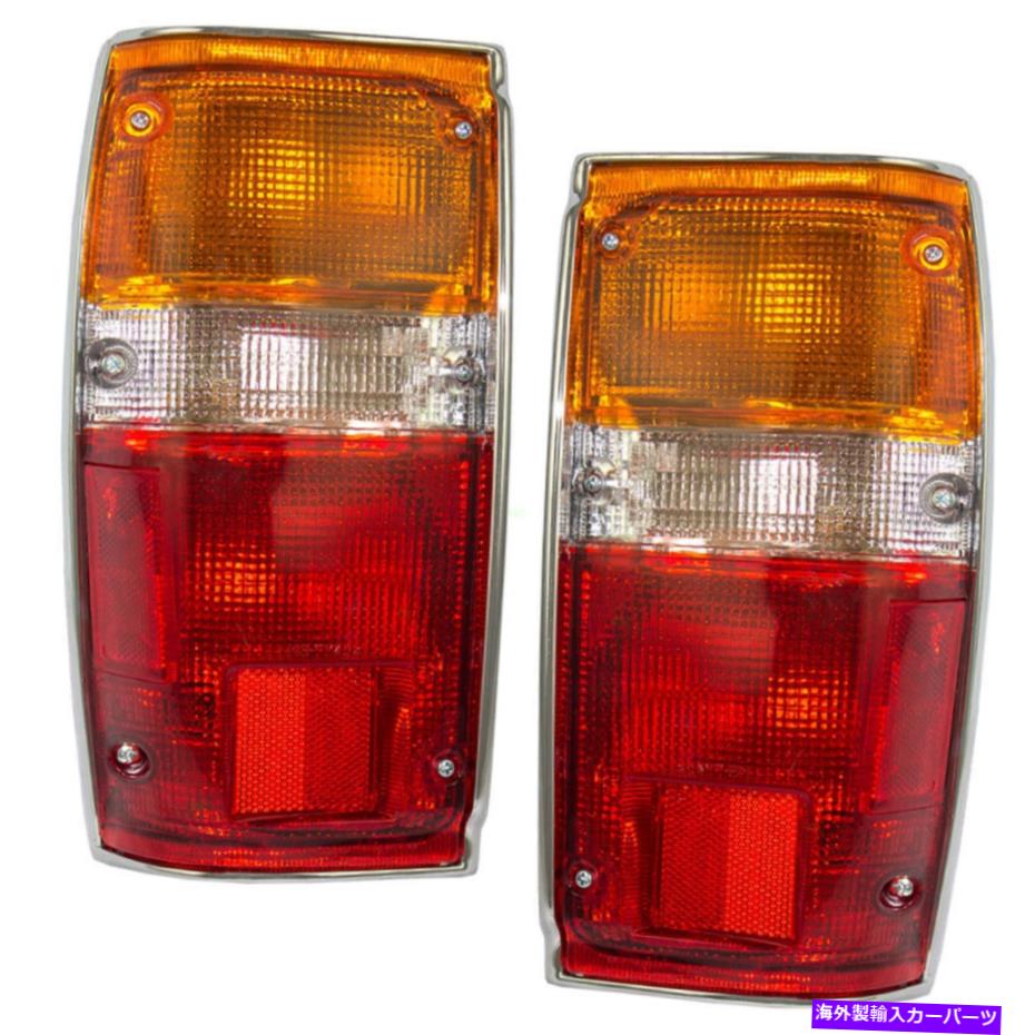 USテールライト Taillight Taillampレンズクロームトリム4トランスナーピックアップトラック New Pair Set Taillight Taillamp Lens Chrome Trim for Toyota 4Runner Pickup Truck【並行輸入品】 44,214円