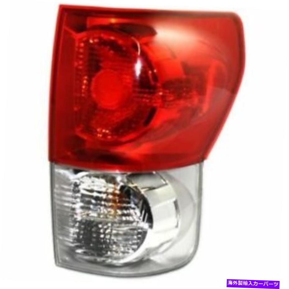 USテールライト Tundra 07-09、Capa旅客サイドテールライト、クリア、レンズレンズ For Tundra 07-09, CAPA Passenger Side Tail Light, Clear and Red Lens【並行輸入品】|Us Custom Parts Shop USDM