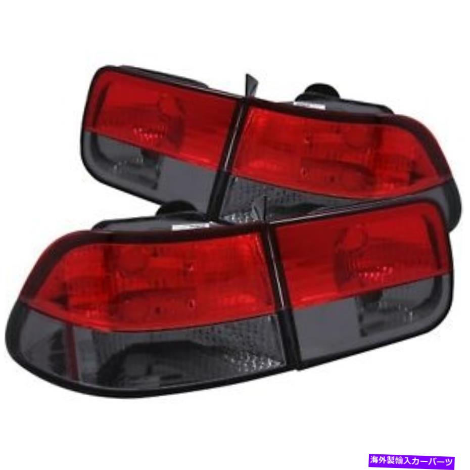 USテールライト Anzo USA 221206テールライトアセンブリは96-00シビックに収まります Anzo USA 221206 Tail Light Assembly Fits 96-00 Civic【並行輸入品】