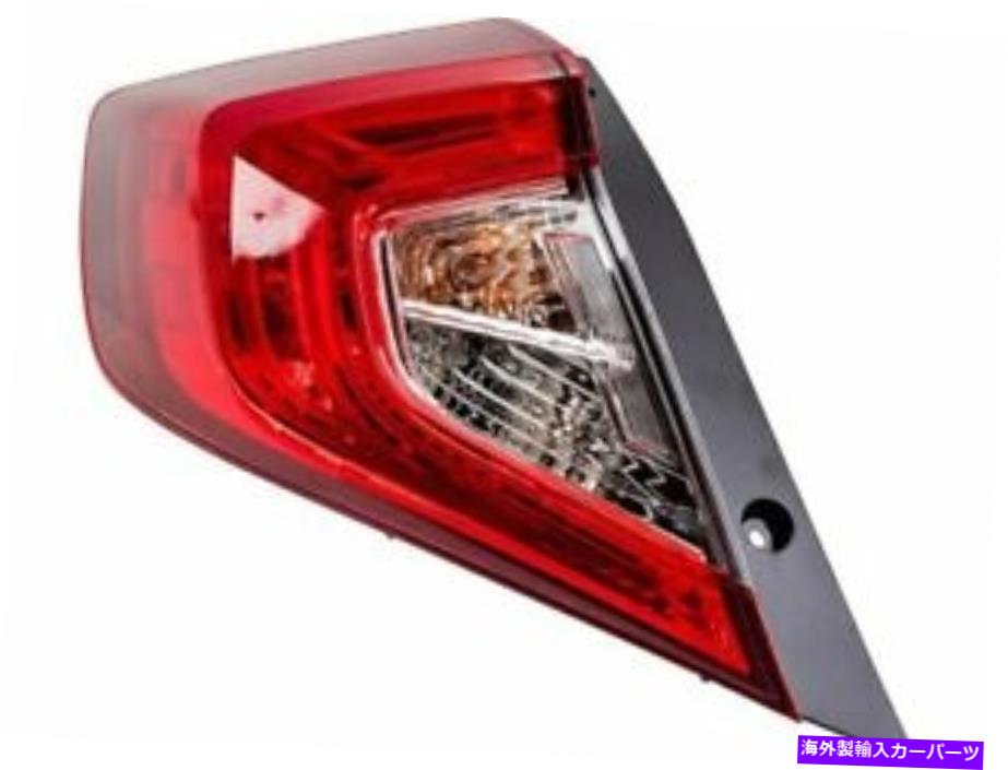 USテールライト ホンダシビック2017 2016 2018用左テールライトアセンブリブルック3YNX66 Left Tail Light Assembly Brock 3YNX66 for Honda Civic 2017 2016 2018【並行輸入品】