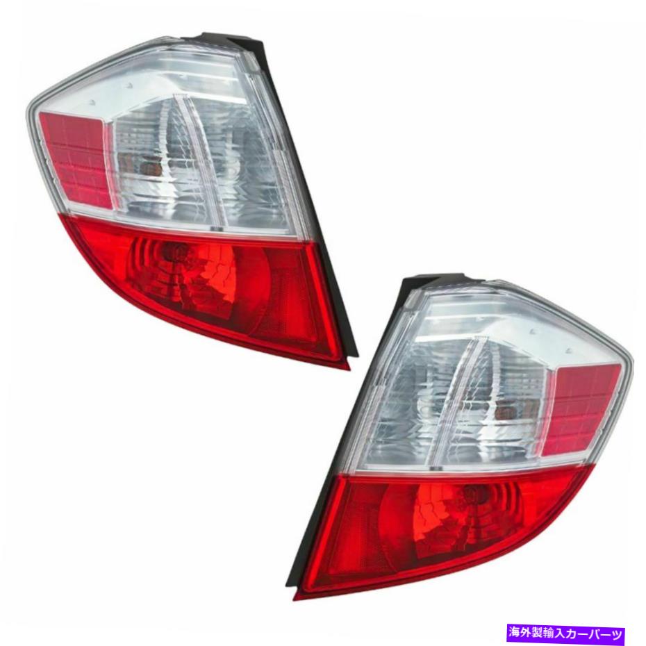 USテールライト 後部ブレーキライトTaillight Taillamp Lampペアセット09-13ホンダフィット Rear Brake Light Taillight Taillamp Lamp Pair Set of 2 for 09-13 Honda Fit【並行輸入品】