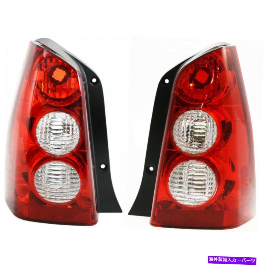 USテールライト マツダトリビュートテールライト2005 2006ペアLHとRHサイドドットMA2818107 Fits Mazda Tribute Tail Light 2005 2006 Pair LH and RH Side DOT MA2818107【並行輸入品】