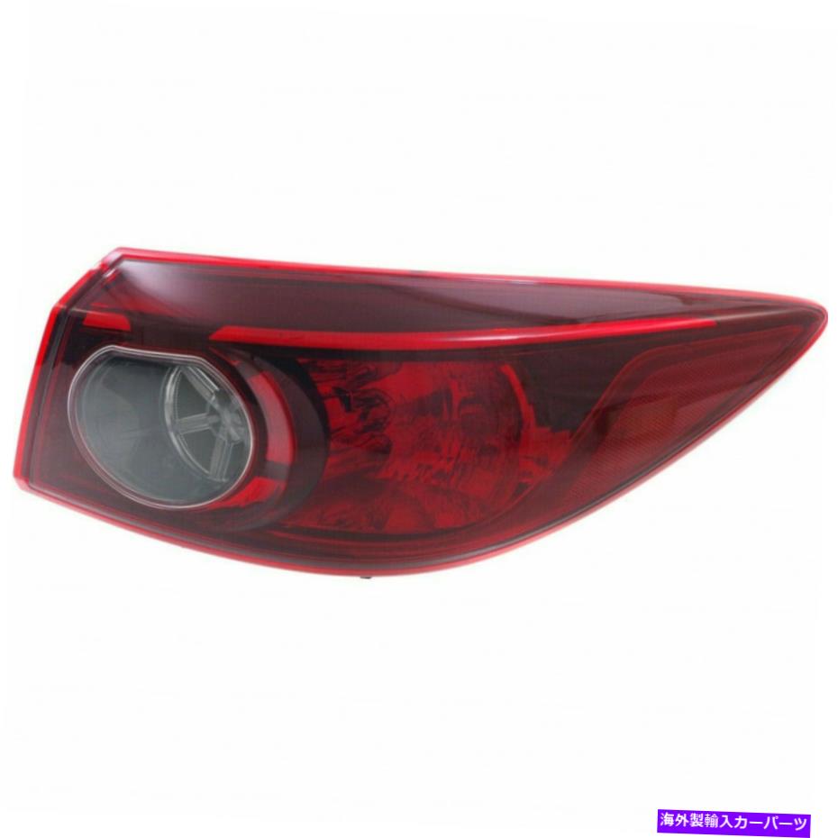 USテールライト MA2805123のためのマツダ3テールライト2014年2015の旅客サイドの外側セダンカーパ For Mazda 3 Tail Light 2014 2015 Passenger Side Outer Sedan CAPA For MA2805123【並行輸入品】