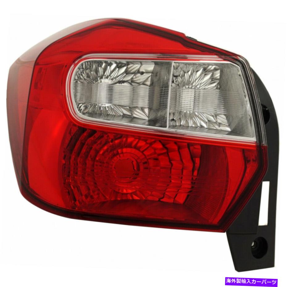 USテールライト スバルインプレッサテールライト2014年2015年2016ドライバーサイドハロゲンプラスチックドット Fits Subaru Impreza Tail Light 2014 2015 2016 Driver Side Halogen Plastic DOT【並行輸入品】
