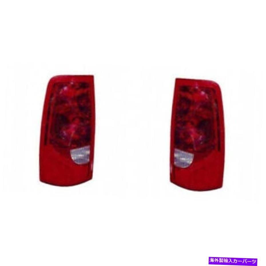 USテールライト Chevy Silverado 2500 HDテールライト2003 LHとRHペアカーパ用 For Chevy Silverado 2500 HD Tail Light 2003 LH and RH Pair CAPA【並行輸入品】