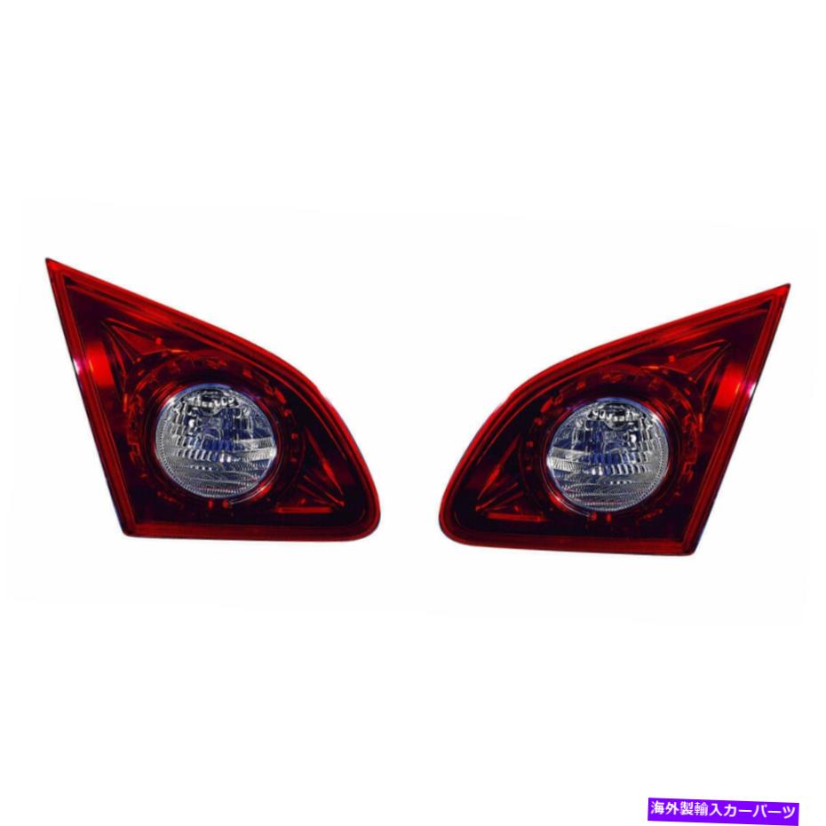 USテールライト 日産ローグインナーテールライト2008-2013 LHとRH側ペアドット For Nissan Rogue Inner Tail Light 2008-2013 LH and RH Side Pair DOT【並行輸入品】