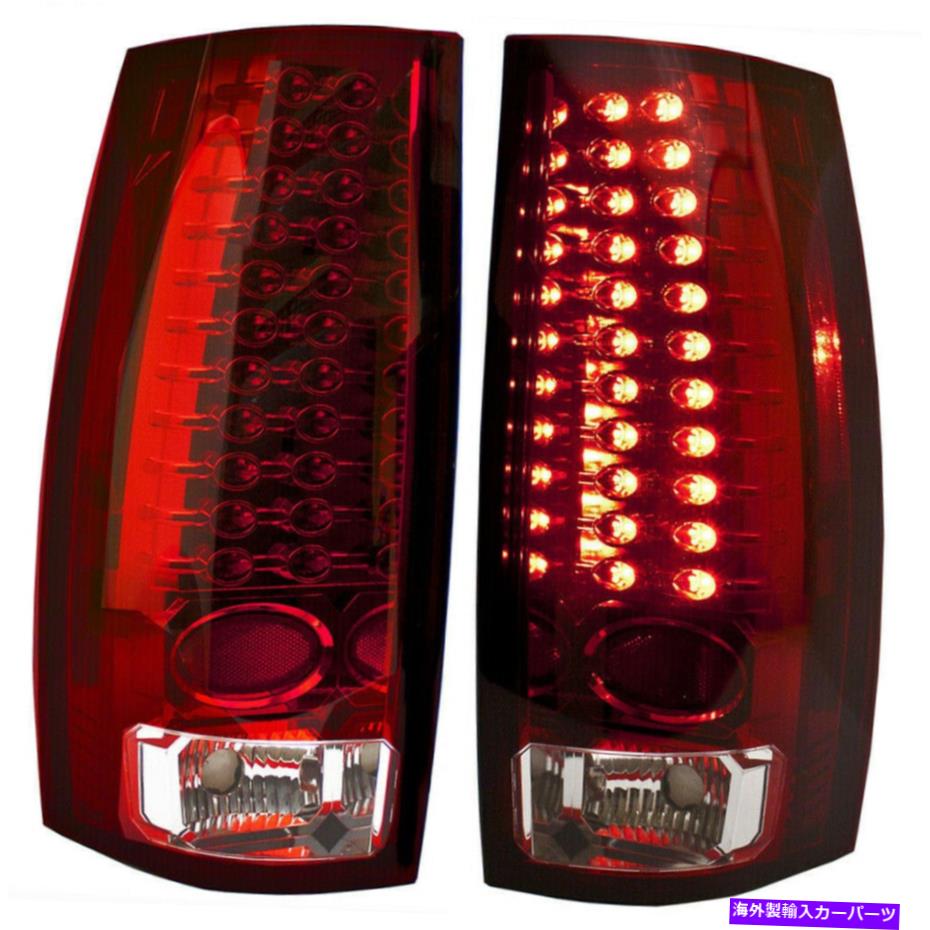 USテールライト 07-14シボレー郊外Tahoe GM2800196 GM2801196のための赤いLEDテールライトセット Red LED Tail Light Set For 07-14 Chevrolet Suburban Tahoe GM2800196 GM2801196【並行輸入品】