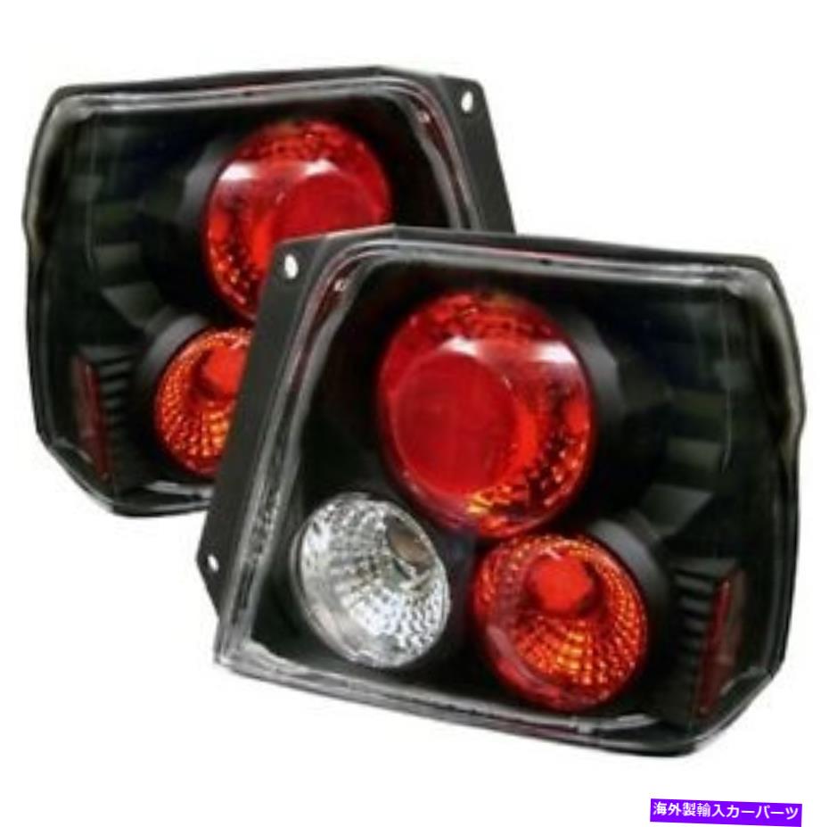 USテールライト Spyder 5008053ユーロスタイルのテールライト。ペア; 95-98トヨタ・テルセル新品 Spyder 5008053 Euro Style Tail Lights; Pair; Black For 95-98 Toyota Tercel NEW【並行輸入品】｜Us Custom Parts Shop USDM