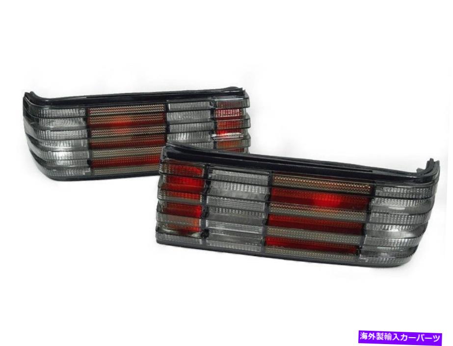 USテールライト 1981-1991メルセデスベンツW126 4DセダンのためのデポEuro赤/煙リアテールライト DEPO Euro Red/Smoke Rear Tail Lights For 1981-1991 Mercedes Benz W126 4D Sedan【並行輸入品】