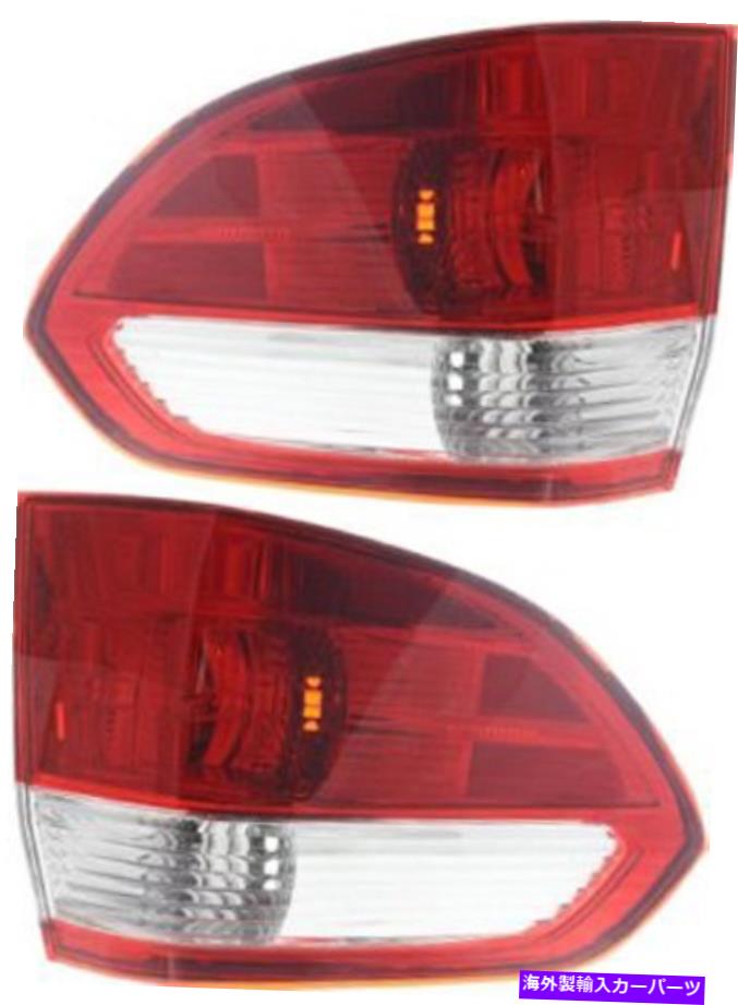 USテールライト 05-07ホンダオデッセイのためのドライバー＆旅客サイドテールライトテールランプ Driver & Passenger Side Tail Light Tail Lamp for 05-07 Honda Odyssey【並行輸入品】