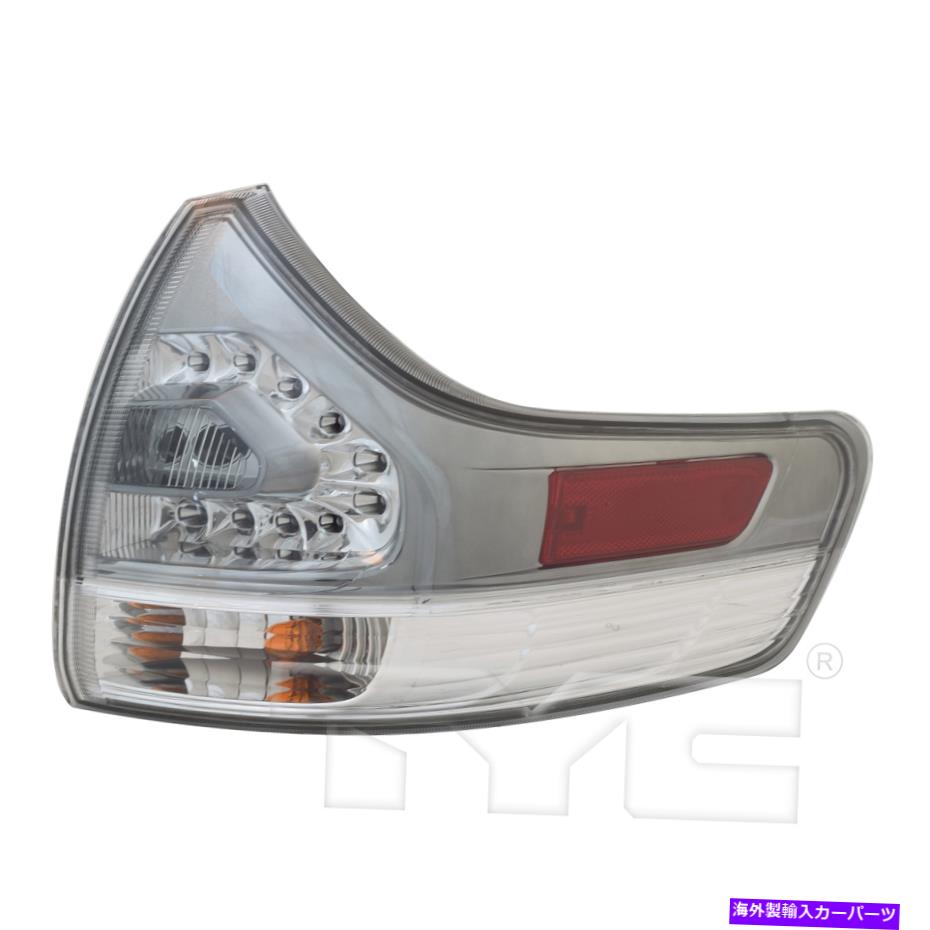 USテールライト 11-20トヨタシエナSE右乗客用アウタークォーターテールライト（ボディ） Outer Quarter Tail Light (On Body) for 11-20 Toyota Sienna SE Right Passenger【並行輸入品】｜Us Custom Parts Shop USDM