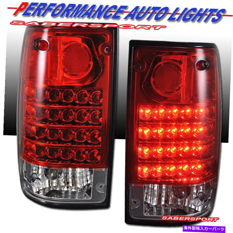 USテールライト 1989-1995トヨタピックアップのペアレッドレンズLEDテールライトのセット Set of Pair Red Lens LED Taillights for 1989-1995 Toyota Pickup【並行輸入品】｜Us Custom Parts Shop USDM