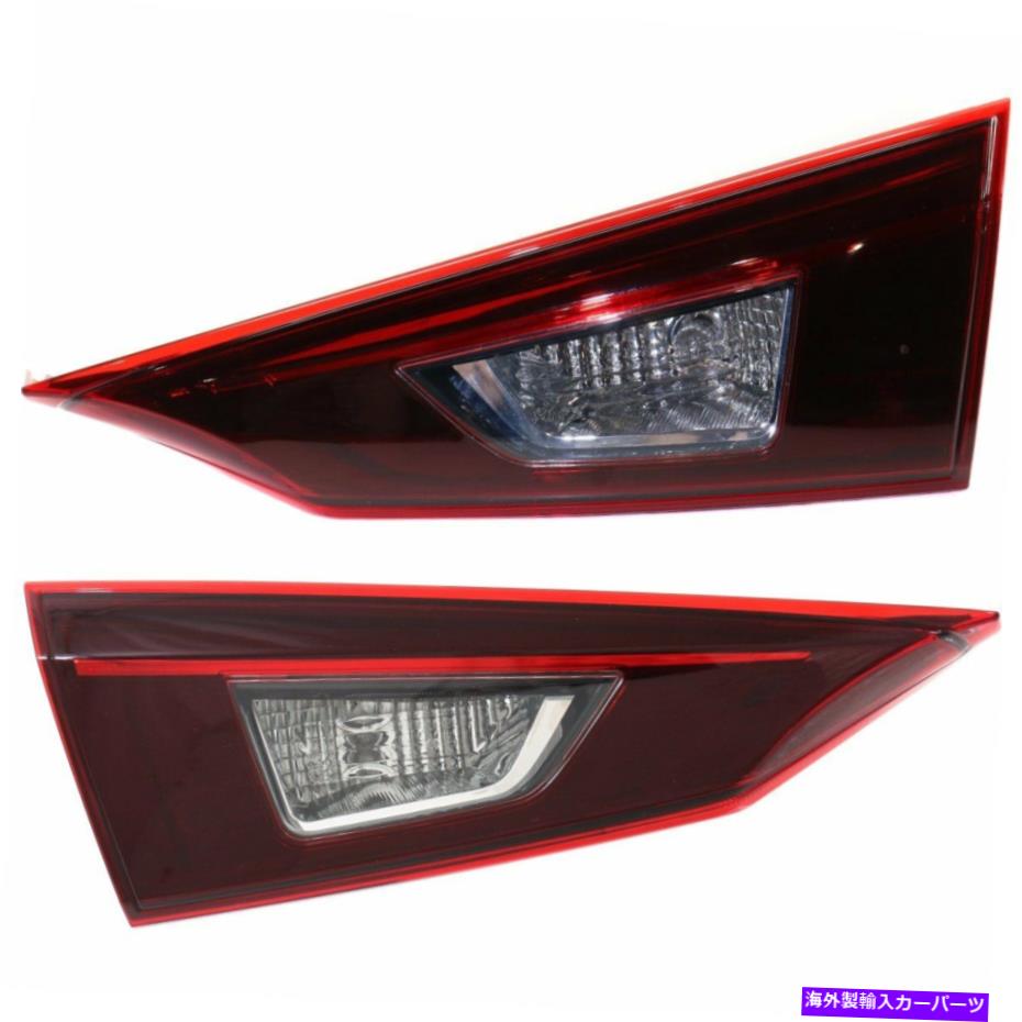 USテールライト 2014-15 Mazda 3 Sedan Mexico Capaのための右ハロゲンテールライト Right Halogen Tail Light for 2014-15 Mazda 3 Sedan Mexico CAPA with Bulbs【並行輸入品】｜Us Custom Parts Shop USDM