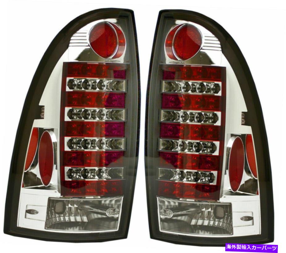 USテールライト 2005-2011トヨタタコマから2800177 ~2800158のための新しいクロムLEDテールライトセット New Chrome LED Tail Light Set For 2005-2011 Toyota Tacoma TO2800177 TO2800158【並行輸入品】｜Us Custom Parts Shop USDM