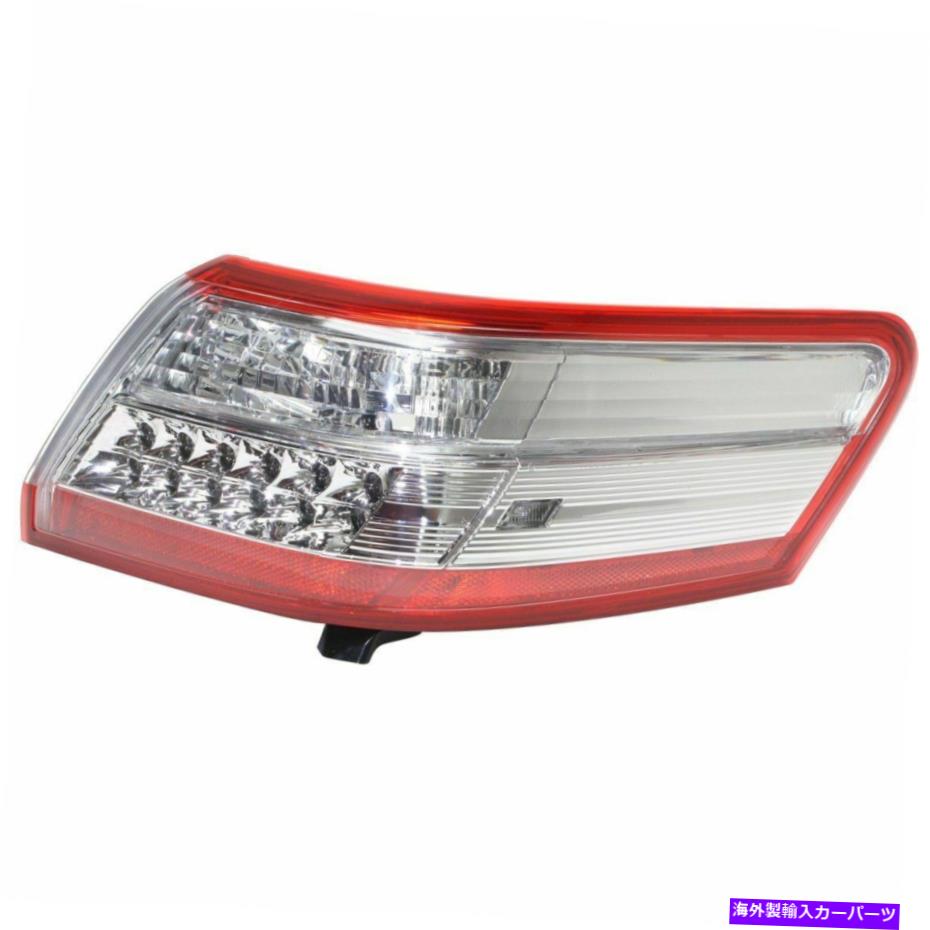 USテールライト 2010-2011のためのハロゲンテールライトTOYOTA CAMRY JAPANが右外側の透明/赤 Halogen Tail Light For 2010-2011 Toyota Camry Japan Built Right Outer Clear/Red【並行輸入品】