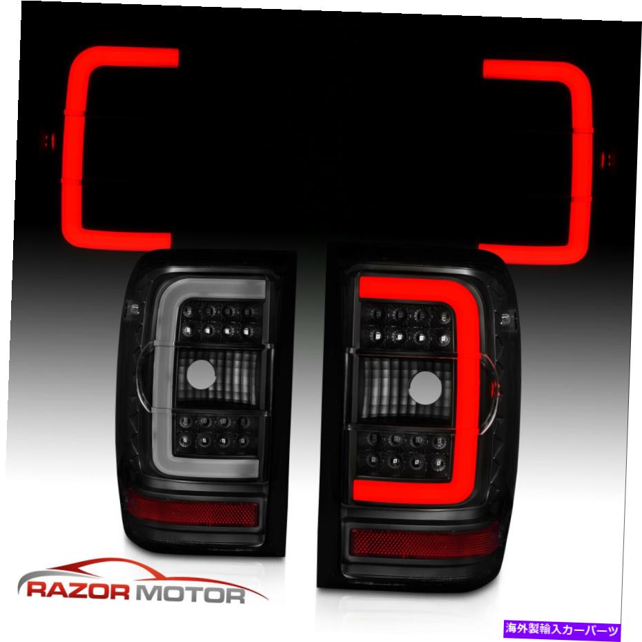 USテールライト [LED Cライトバー] 2001-2011フォードレンジャースモークブラックハウジングLEDテールライト [LED C Light Bar] 2001-2011 Ford Ranger Smoke Black Housing LED Tail Lights【並行輸入品】
