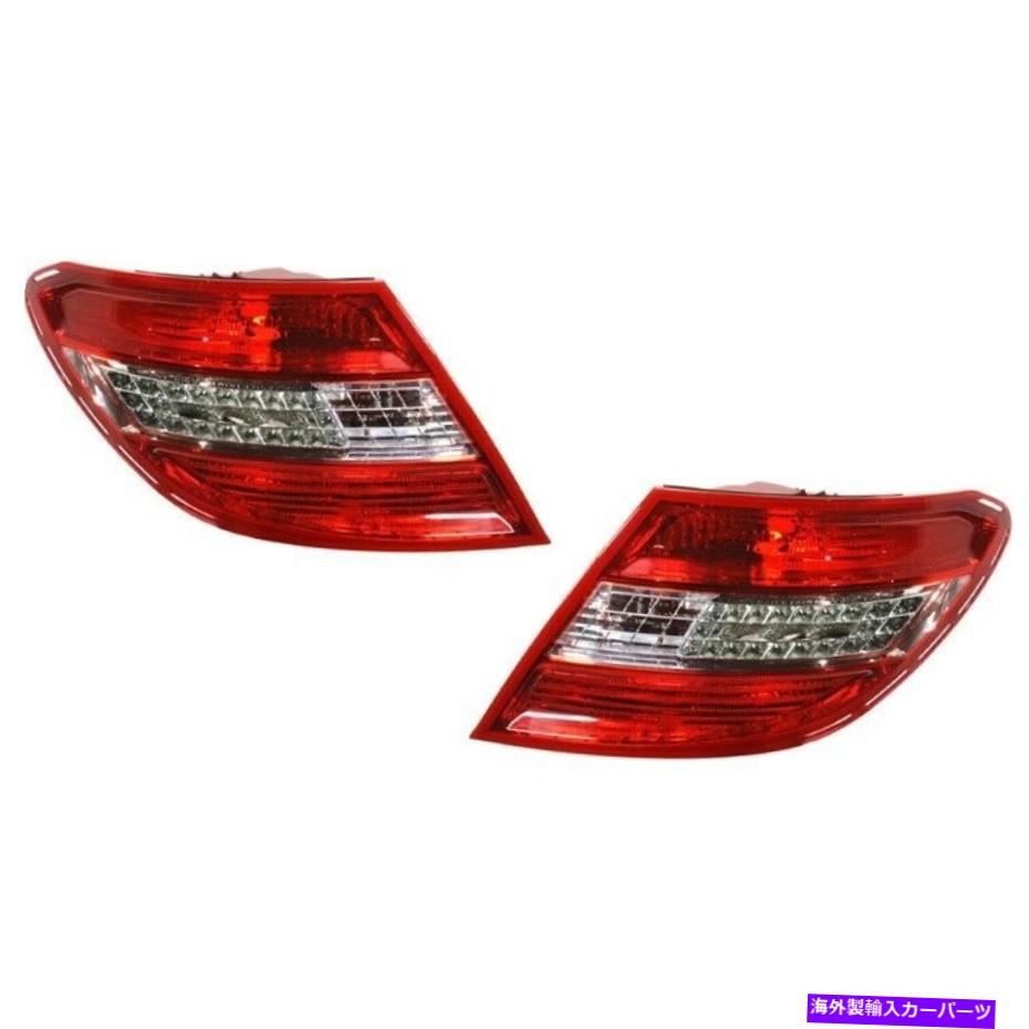 USテールライト 2008-2010 Mercedes Benz C300 LH＆RHの2テールライトのセット Set of 2 Tail Light For 2008-2010 Mercedes Benz C300 LH & RH【並行輸入品】