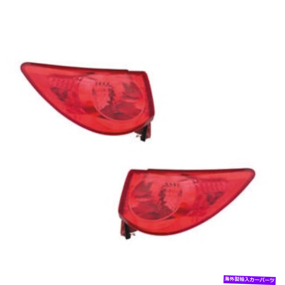USテールライト テールライトリアバックランプペアセット09-12シボレートラバース左右 Tail Lights Rear Back Lamps Pair Set for 09-12 Chevy Traverse Left & Right【並行輸入品】