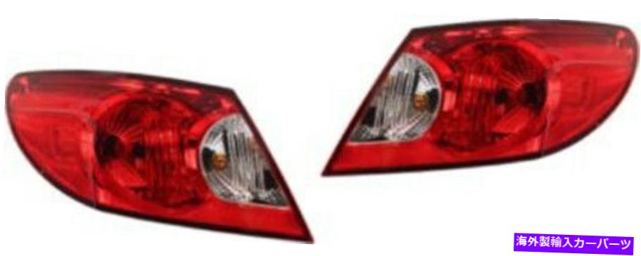 USテールライト 07-08 Chrysler Sebringのためのドライバー&旅客サイドテールライトテールランプ Driver & Passenger Side Tail Light Tail Lamp for 07-08 Chrysler Sebring【並行輸入品】|Us Custom Parts Shop USDM