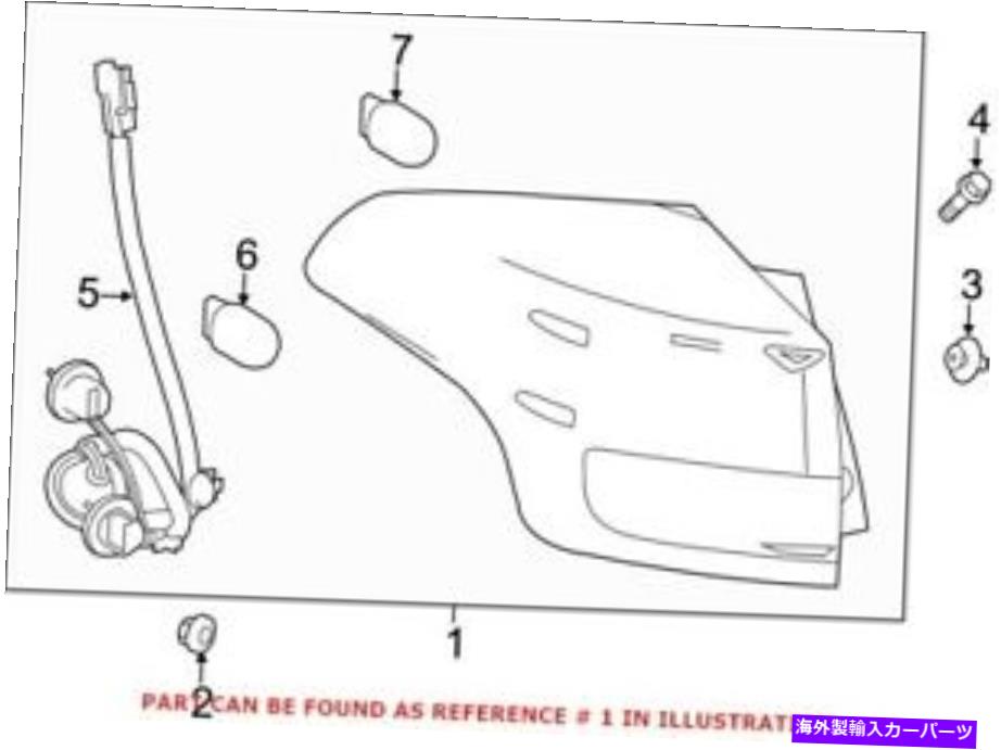 USテールライト トヨタ815600R061のための本物のOEMテールライトアセンブリ Genuine OEM Tail Light Assembly for Toyota 815600R061【並行輸入品】 44,214円