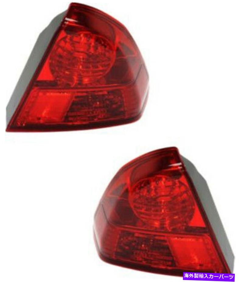 USテールライト 03-05ホンダシビックのためのドライバー&旅客サイドテールライトテールランプ Driver & Passenger Side Tail Light Tail Lamp for 03-05 Honda Civic【並行輸入品】|Us Custom Parts Shop USDM