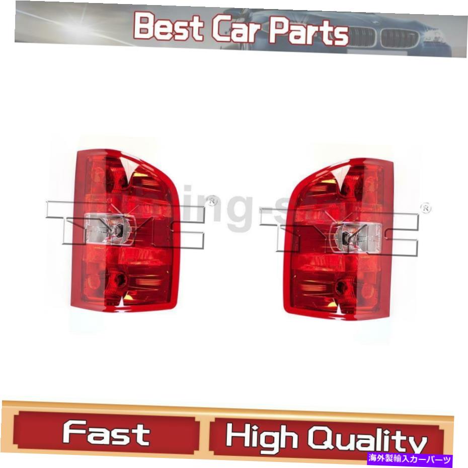 USテールライト 左右のテールライトアセンブリ2x TYCはシボレー2007-2014 Left Right Tail Light Assembly 2X TYC Fits Chevrolet 2007-2014【並行輸入品】