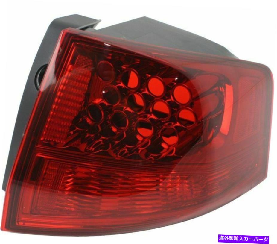 USテールライト 10-13 Acura MDXのためのテールライトMDX助手席側アウタークォーターパネルマウント Tail Light For 10-13 Acura MDX Passenger Side Outer Quarter Panel Mounted【並行輸入品】