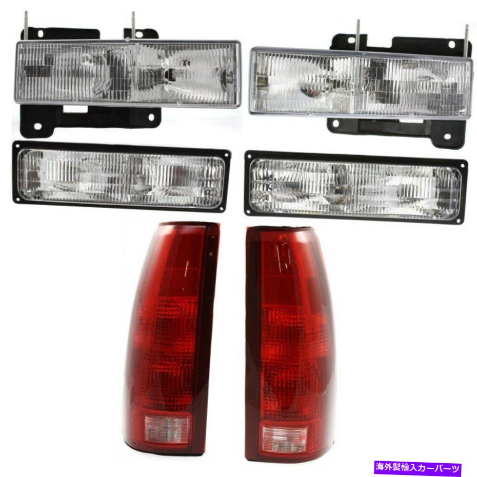 USテールライト Chevy Suburban LH RH C1500 K1500用の新しい自動ライトキットのドライバー＆旅客側 New Auto Light Kit Driver & Passenger Side for Chevy Suburban LH RH C1500 K1500【並行輸入品】