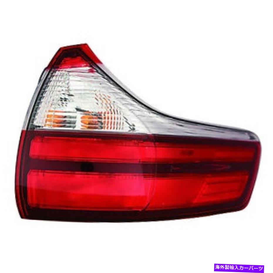USテールライト CPP CAPA認証15-17トヨタ・シエナの右ABSテールライト CPP CAPA Certified Right ABS Tail Light for 15-17 Toyota Sienna【並行輸入品】