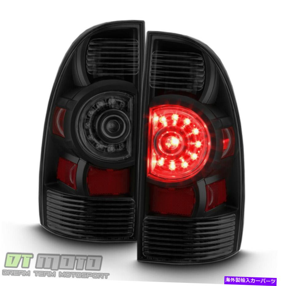 USテールライト 2005-2015トヨタタコマLEDテールライトランプ05-15左+右 Black Smoked For 2005-2015 Toyota Tacoma LED Tail Lights Lamps 05-15 Left+Right【並行輸入品】 44,214円