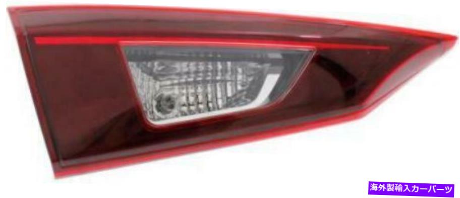 USテールライト CPP CAPAドライバ、サイド,,,,,,,,,,,,,,,,,,,,,,,,,,,,,,,,,,, CPP CAPA Driver, Side,, Inner Tail Light MA2802112C for 2014-2018 Mazda 3【並行輸入品】