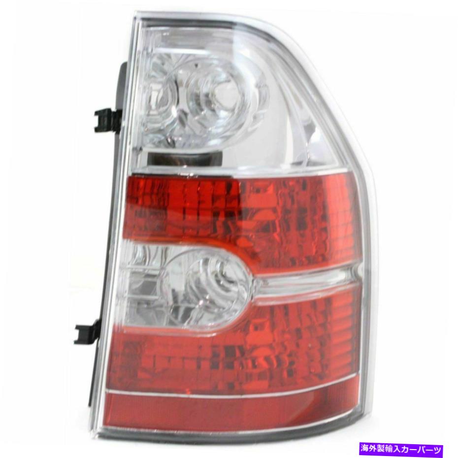 USテールライト 2004-2006のためのハロゲンテールライトAcura MDX右クリア＆レンズ Halogen Tail Light For 2004-2006 Acura MDX Right Clear & Red Lens【並行輸入品】