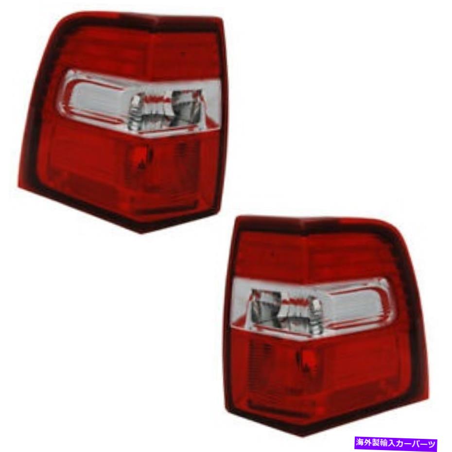 USテールライト 07-13探検隊Taillight Taillampブレーキライトランプ左右サイドセットペア 07-13 Expedition Taillight Taillamp Brake Light Lamp Left & Right Side Set PAIR【並行輸入品】