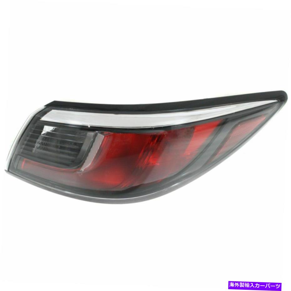 USテールライト 2016 SCION IA右外部透明＆レンズW /電球のためのハロゲンテールライト Halogen Tail Light For 2016 Scion iA Right Outer Clear & Red Lens w/ Bulb(s)【並行輸入品】