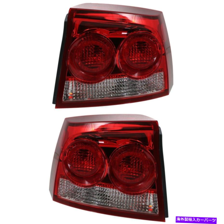 USテールライト 2009-2010 Dodge Charger Clear / Red W / Bulb 2PCSのためのハロゲンテールライトセット Halogen Tail Light Set For 2009-2010 Dodge Charger Clear/Red w/ Bulbs 2Pcs【並行輸入品】 44,214円