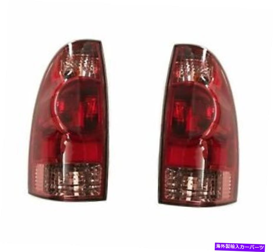 USテールライト P.FITS TACOMA 2005 - 2008年後テールライトW / O LED右＆左ペアセット P.FITS FOR TY TACOMA 2005 - 2008 REAR TAIL LIGHT W/O LED RIGHT & LEFT PAIR SET【並行輸入品】