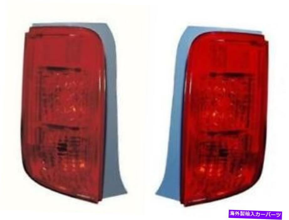 USテールライト サイド/ペアフィッツ2008 - 2010 Scion XBリアテールライトアセンブリ交換ハウジング SIDE/PAIR fits 2008 - 2010 Scion xB Rear Tail Light Assembly Replacement Housing【並行輸入品】