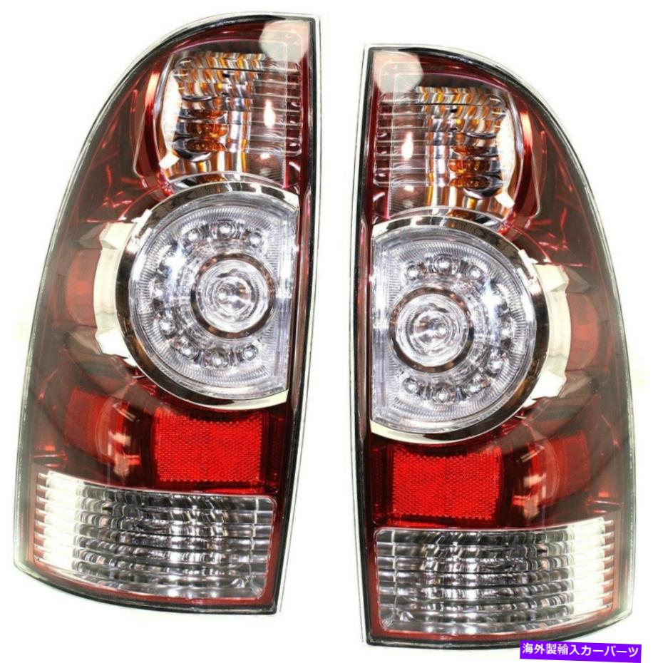 USテールライト 2009-2015のための2つのハロゲン/ LEDテールライトのセットTOYOTA TACOMA LH&RH w /球根(S) Set of 2 Halogen/LED Tail Light For 2009-2015 Toyota Tacoma LH & RH w/ Bulb(s)【並行輸入品】|Us Custom Parts Shop USDM
