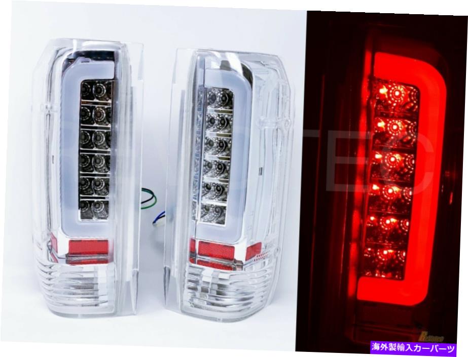USテールライト C-BAR LEDのテールライト90-96フォードF150ピックアップ92-96ブロンコ97 98 F-250 F-350 C-Bar LED Tail Lights For 90-96 Ford F150 Pickup 92-96 Bronco 97 98 F-250 F-350【並行輸入品】