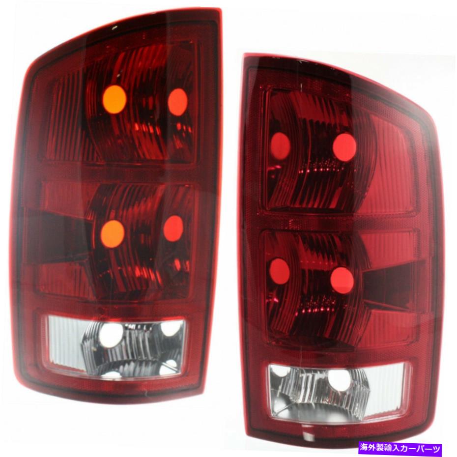 USテールライト Dodge Ram 2500/3500テールライトアセンブリ2003 04 04 05 2006 LHおよびRH側ペア For Dodge Ram 2500/3500 Tail Light Assembly 2003 04 05 2006 LH and RH Side Pair【並行輸入品】