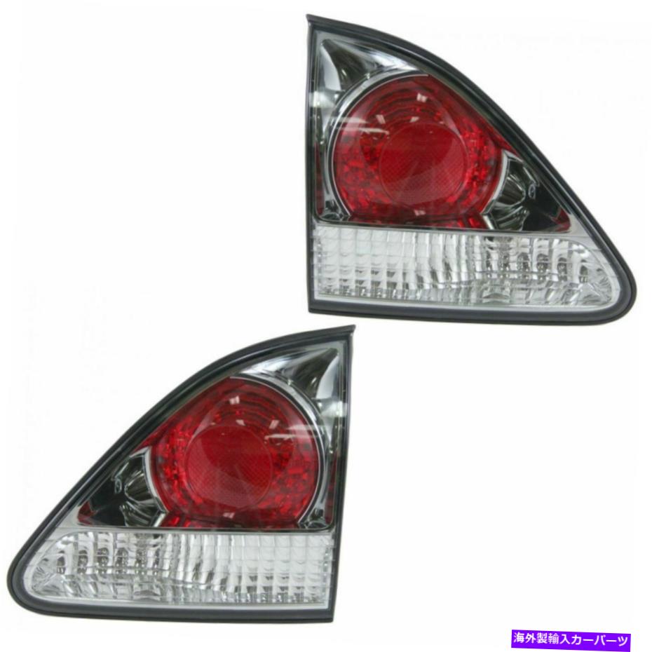 USテールライト Taillights Taillampsテールゲートマウント左右ペアセット00-03 RX300 Taillights Taillamps Tailgate Mounted Left & Right Pair Set for 00-03 RX300【並行輸入品】