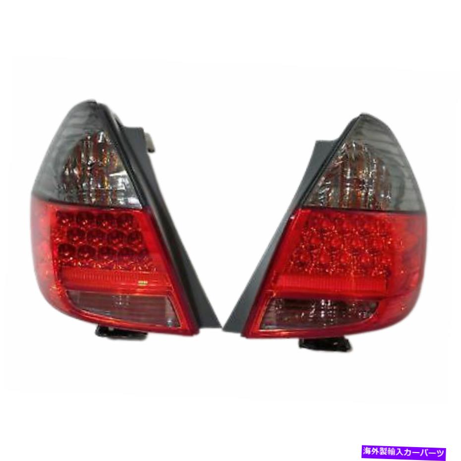 USテールライト HO2811278 HONDA FIT LED Taillight代替ペアクリアレンズ HO2811278 Fits 2007-2008 Honda FIT LED Taillight Replacement Pair Clear Lens【並行輸入品】