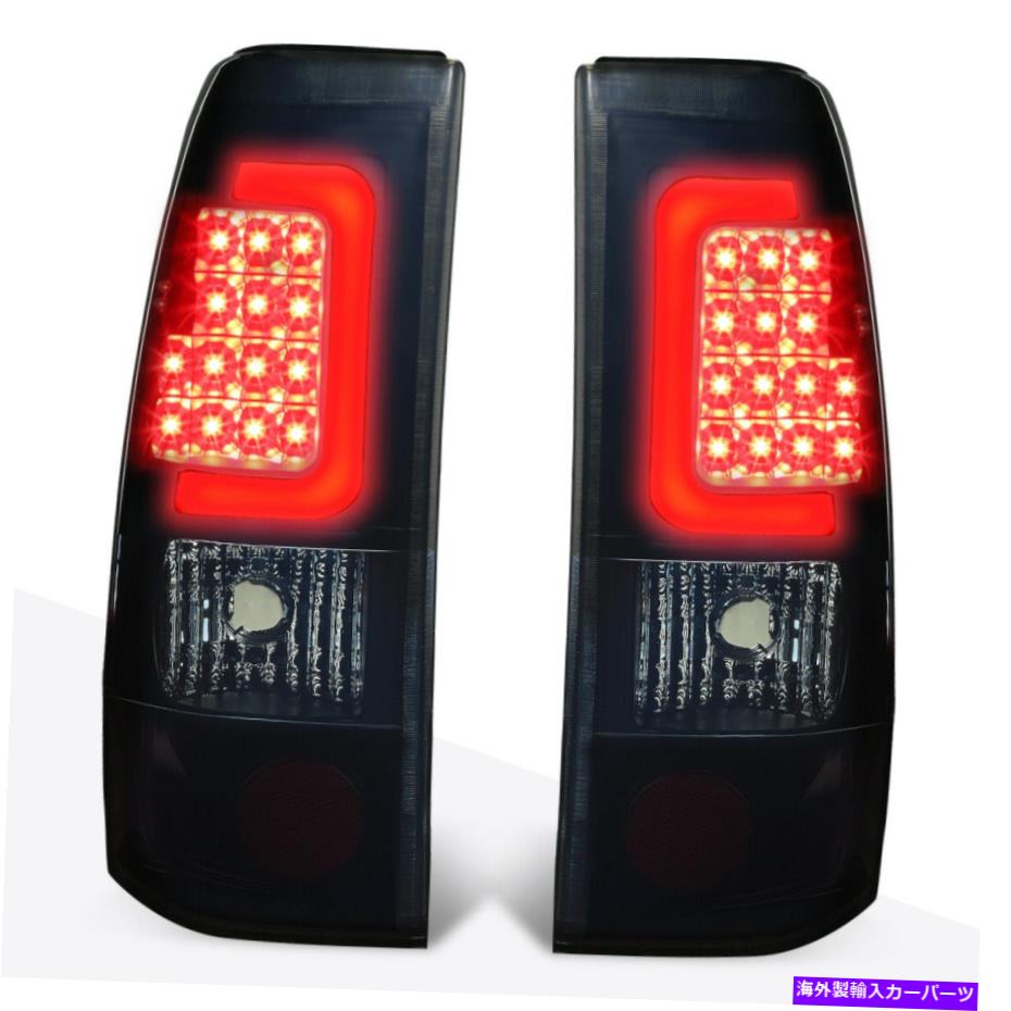 USテールライト 99-03シボリーSilverado / GMC Sierra Red 3D LED C-BARテールライトブレーキ/ストップランプ For 99-03 Chevy Silverado/GMC Sierra Red 3D LED C-Bar Tail Light Brake/Stop Lamp【並行輸入品】