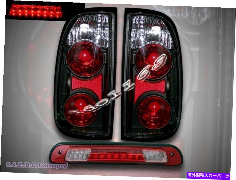 USテールライト 00-04トヨタツンドラスタンダード/アクセスキャビテールライトブラック+ LEDブレーキライト 00-04 TOYOTA TUNDRA STANDARD / ACCESS CAB TAIL LIGHTS BLACK + LED BRAKE LIGHT【並行輸入品】｜Us Custom Parts Shop USDM
