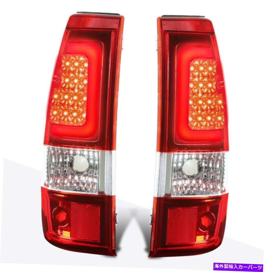 USテールライト 03-07シボリーSilverado Red 3D LEDバーテールライトリアブレーキ/リバースランプレッド For 03-07 Chevy Silverado Red 3D LED Bar Tail Light Rear Brake/Reverse Lamp Red【並行輸入品】|Us Custom Parts Shop USDM