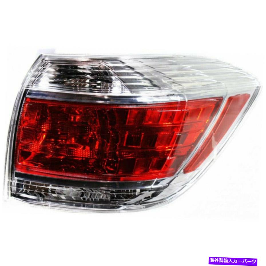 USテールライト トヨタハイランダーテールライト2011年2012年2013年の旅客サイドドット認証 Fits Toyota Highlander Tail Light 2011 2012 2013 Passenger Side DOT Certified【並行輸入品】