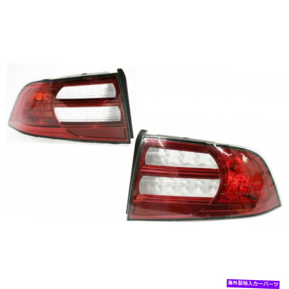 USテールライト Acura Tl Tear Light 2007 2008ペアLHとRHレンズ/ハウジングCAPA AC2818107C Fits Acura TL Tail Light 2007 2008 Pair LH and RH Lens/Housing CAPA AC2818107C【並行輸入品】