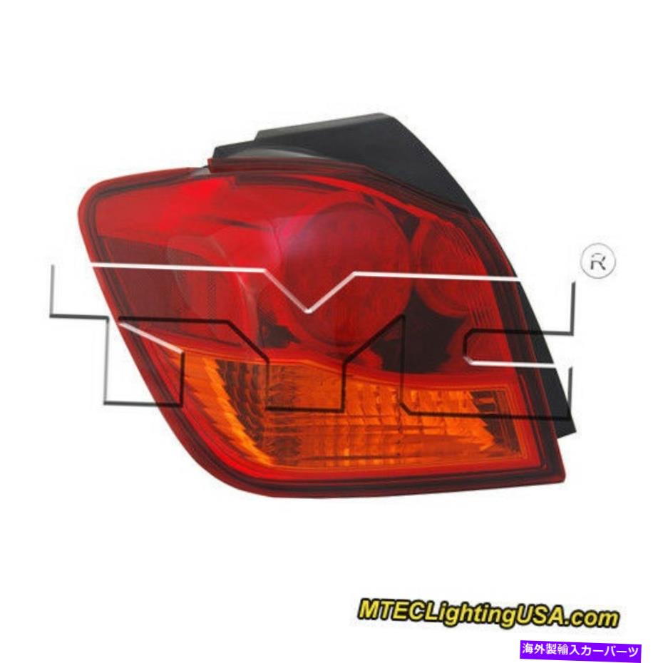 USテールライト 三菱アウトランダースポーツ用TYC左側のテールライトアセンブリ11-15 TYC Left Outer Side Tail Light Assembly for Mitsubishi Outlander Sport 11-15【並行輸入品】