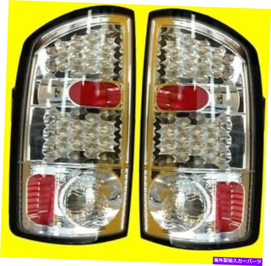 USテールライト Dodge Ram 1500 2500 3500 3500クリアLEDテールライトペア2002-2006 Dodge Ram 1500 2500 3500 Clear LED Tail Light Pair 2002-2006【並行輸入品】|Us Custom Parts Shop USDM