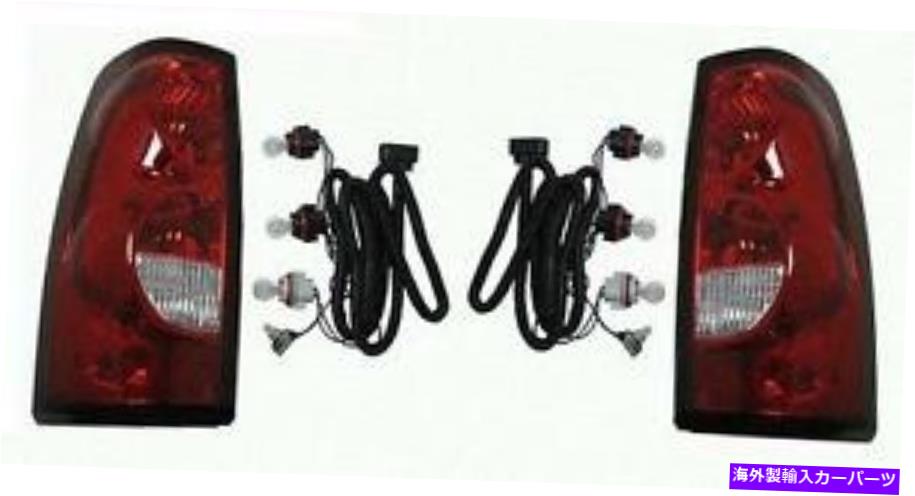 USテールライト 新しいTaillamp Taillightペアセット両方フィット04 05 06 06 Chevrolet Silverado Truck NEW Taillamp Taillight Pair Set Both Fits 04 05 06 07 Chevrolet Silverado Truck【並行輸入品】